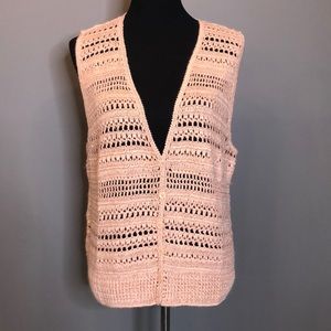Vintage Worthington NWT Crochet Vest